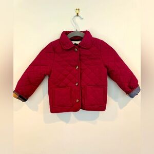 Quilted Barn Jacket by Hope &‎ Henry Girl - Flannel Lined - Size XS